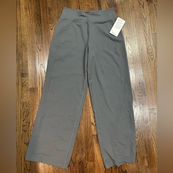 Lululemon Sit In Stillness High Rise Wide Leg Pant Gray Size 12 - Picture 1 of 7